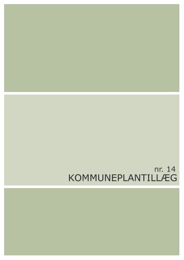 Kommuneplantillæg nr. 14