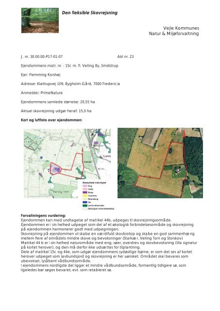 MERE SKOV I VEJLE KOMMUNE