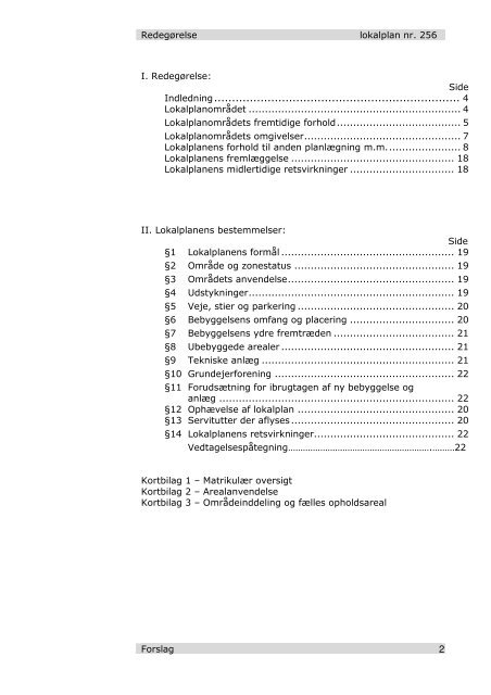 LOKALPLAN 256