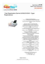 Caja Registradora Sam4s Er5200 Er5240 - Cajas ... - Sobadora