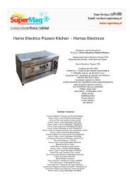 Horno Electrico Pizzero Kitchen - Hornos Electricos - Sobadora