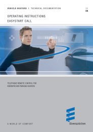 Operating instructions EasyStart Call, 22 1000 34 01 03 ... - SoeAuto
