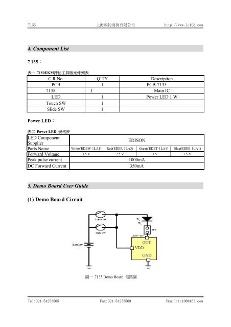 7135 350mA Power LED Driver - SP01.jp