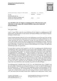 Ministerinbrief an die Schulelternbeiräte der Schulen für ... - Hessen