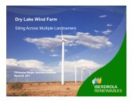 Dry Lake Wind Farm - Sonoran Institute