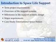 Introduction to Space Life Support