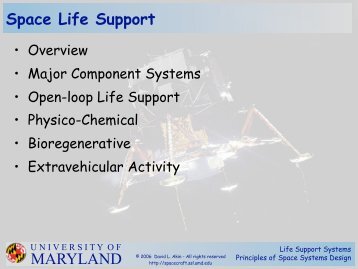 Life Support Block Diagram