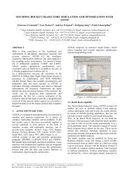 sounding rocket trajectory simulation and optimization with astos - ESA