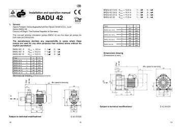 BADU 42 - SPECK-Pumpen