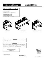 Flex Insight Desk - Spectrum Industries, Inc.