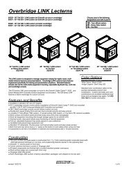 Overbridge LINK Lecterns - Spectrum Industries, Inc.