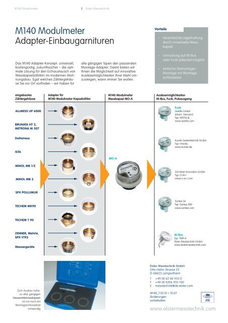 Download (pdf) - Elster Messtechnik GmbH