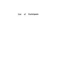List of Participants - SPIRU Index Page