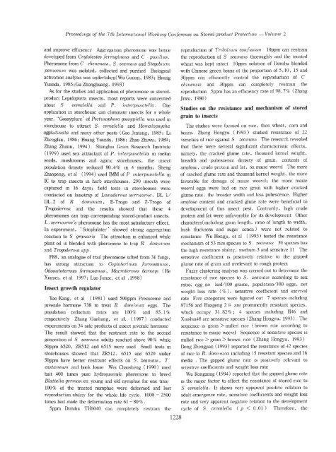 Evolution of biological control of stored-product pests - SPIRU Index ...