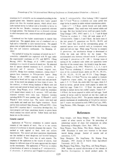 Evolution of biological control of stored-product pests - SPIRU Index ...