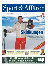 Annons - Sport & Affärer