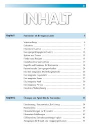 Kapitel 1 Kapitel 2 Pantomime als ... - sportfachbuch.de
