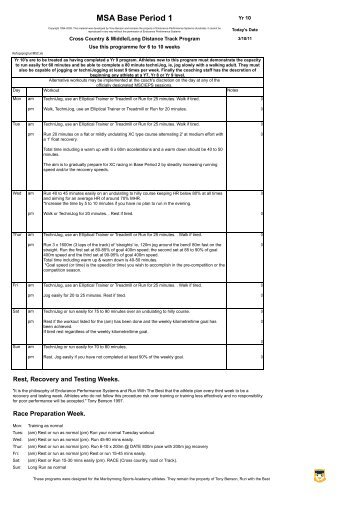 MSA Yr7-12MLDistTrainingProgram - Maribyrnong Sports Academy ...