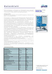 Reinstwasseranlage EDI Technologie Typ ... - Aqua Nova GmbH
