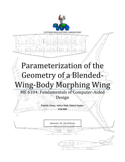 Parameterization of the Geometry of a Blended-Wing-Body ...