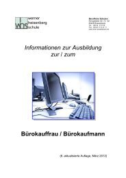 Informationen zur Ausbildung zur / zum Bürokauffrau / Bürokaufmann