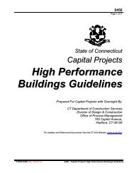 Capital Projects High Performance Buildings Guidelines - CT.gov