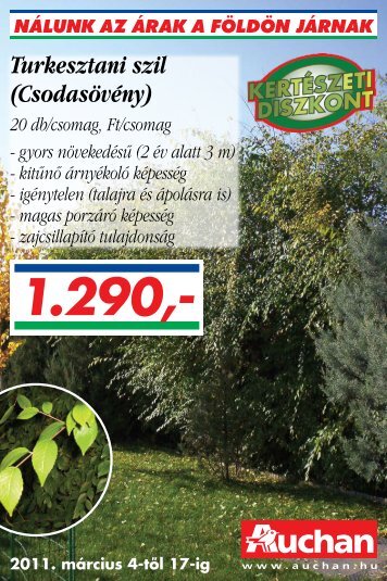 Turkesztani szil (Csodasövény) - Auchan