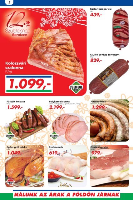 nálunk az árak a földön járnak - Auchan