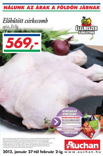 Elôhûtött csirkecomb - Auchan