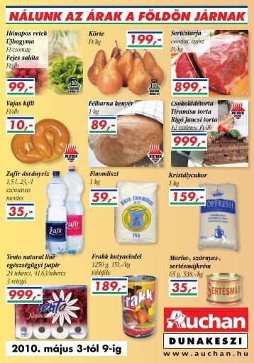 2010. május 3-tól 9-ig - Auchan