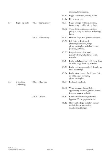 Fagplan - Datakortet as