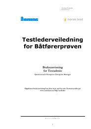 Brukerdokumentasjon TestStation Admin - Datakortet as