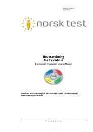 Bruksanvisning for Testadmin - Datakortet as