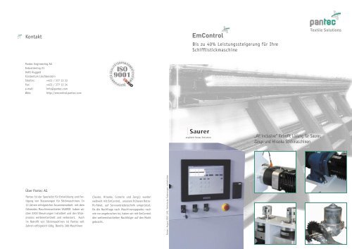 Emcontrol - Pantec Engineering AG