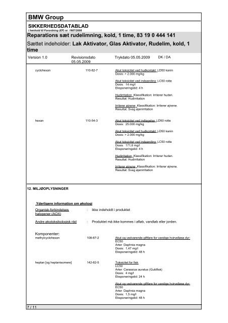 Sikkerhedsdatablad - Schmiedmann