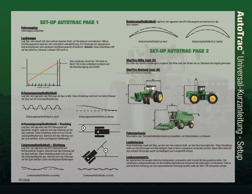 A u toTra c Universal-Kurzanleitung - Setup A u toTra c Universal ...