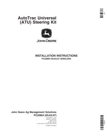 AutoTrac Universal (ATU) Steering Kit - StellarSupport - John Deere