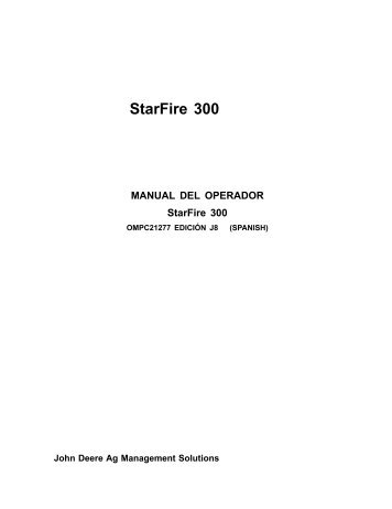Receptor StarFire 300 - StellarSupport - John Deere