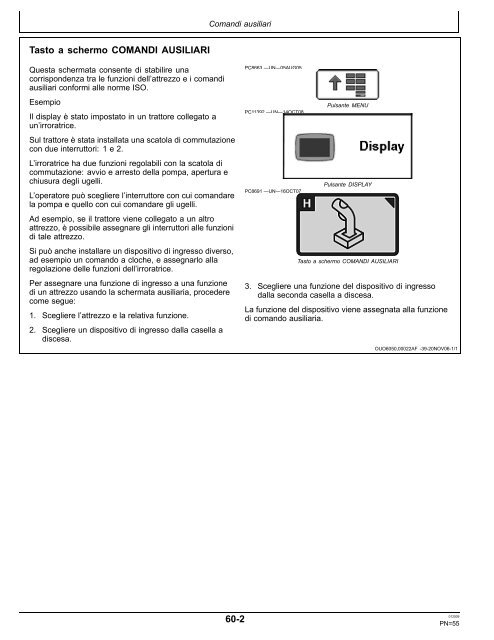 Display GS2— Applicazioni base - StellarSupport - John Deere