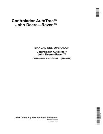 Controlador AutoTrac™ John Deere—Raven™ - StellarSupport ...