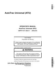 John Deere ATU Steering Kit Installation Intructions Manual PC20864