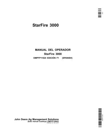 Receptor StarFire 3000 - StellarSupport - John Deere