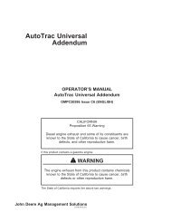 AutoTrac Universal Addendum - StellarSupport - John Deere