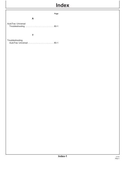 AutoTrac Universal Addendum - StellarSupport - John Deere