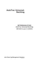 AutoTrac Universal- Nachtrag - StellarSupport - John Deere