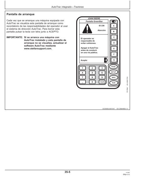 Sistemas de guiado GreenStar - StellarSupport - John Deere