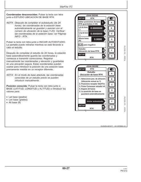 Sistemas de guiado GreenStar - StellarSupport - John Deere