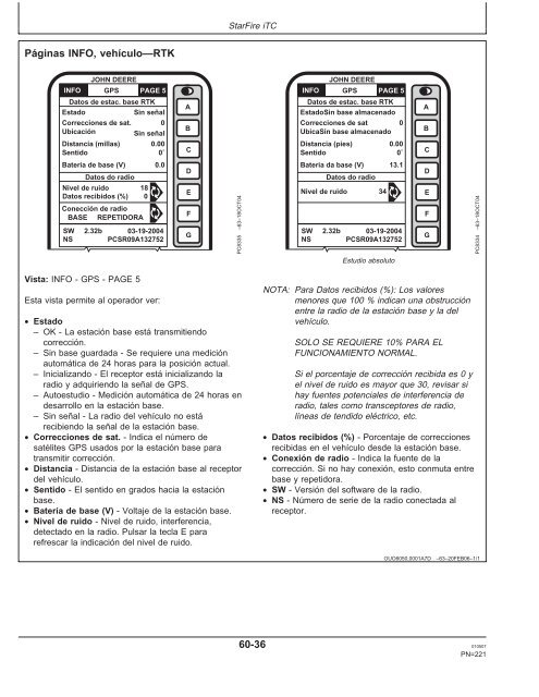 Sistemas de guiado GreenStar - StellarSupport - John Deere