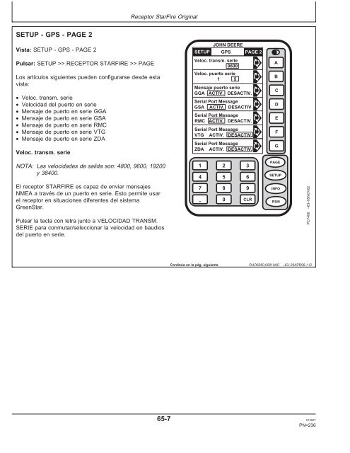 Sistemas de guiado GreenStar - StellarSupport - John Deere