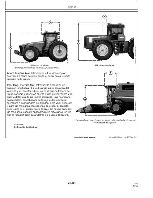 Sistemas de guiado GreenStar - StellarSupport - John Deere